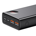 Miniatyrbild 5 av 11: Baseus Adaman Powerbank 2x USB / 1x USB Type C / 1x micro USB 20000mAh 65W Quick Charge 4.0 Power Delivery svart (PPIMDA-D01)