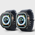 Miniatyrbillede 6 af 6: HÆRDET GLAS SPIGEN GLAS.TR "EZ FIT" 2-PACK APPLE WATCH ULTRA (49 MM) CLEAR