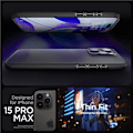 Miniatyrbillede 7 af 11: SPIGEN THIN FIT IPHONE 15 PRO MAX SORT
