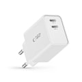 Miniatyrbillede 2 af 6: TECH-PROTECT C35W 2-PORTS NETVÆRKSOPLADER PD35W HVID