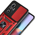 Miniatyrbild 5 av 8: Spacecase Case Cover För Xiaomi Redmi Note 10 Pro Camring Red