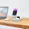 Miniatyrbillede 7 af 7: TECH-PROTECT QI15W-A27 3I1 MAGNETISK MAGSAFE TRÅDLØS OPLADER HVID