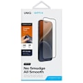 Miniatyrbild 7 av 7: UNIQ Optix matt frostet herdet glass for iPhone 15 Plus / 14 Pro Max med applikator