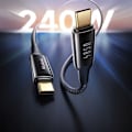 Miniatyrbild 2 av 10: MCDODO USB-C-KABEL SNABBLADDNING THUNDERBOLT 4 40GBPS 240W USB TYPE C 1M