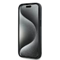 Miniatyrbillede 5 af 8: KARL LAGERFELD DIAGONAL QUILTED SCRIPT COVER TIL IPHONE 15 PLUS / 14 PLUS - SORT
