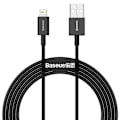 Miniatyrbild 2 av 10: Baseus Superior kabel USB - Lightning 2,4 A 2 m svart (CALYS-C01)