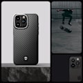 Miniatyrbillede 2 af 2: SPIGEN ENZO ARAMID MAG CASE MED MAGSAFE TIL IPHONE 15 PRO - MAT SORT