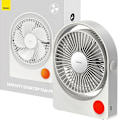 Miniatyrbild 1 av 11: Baseus Serenity viftebordvifte Fan Pro hvit (ACJX000002)