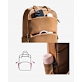 Miniatyrbild 4 av 11: INNOSTYLE LAPTOPRYGGSÄCK 15.6 FÖR FLYG VATTENTÄT COLORLITE 14L KHAKI
