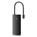 Miniatyrbild 3 av 11: Baseus Lite Series Multifunksjon USB Type C Hub - 2 x USB 3.0 / USB Type C / HDMI 1.4 / SD/TF Svart (WKQX050001)