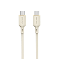 Miniatyrbild 1 av 5: Dudao L7SCC USB-C til USB-C kabel 100W 2m - beige