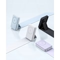 Miniatyrbild 2 av 11: INNOSTYLE POWERMAG 2IN1 SNABB INDUKTION POWERBANK FÖR MAGSAFE 10000MAH STATIV LILA
