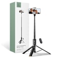 Miniatyrbillede 1 af 9: TECH-PROTECT L08S BLUETOOTH SELFIE-STIV STIV SORT