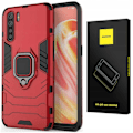 Miniatyrbild 1 av 10: Spacecase X-Ring Case För Oppo Reno 3 Case Röd