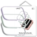 Miniatyrbild 1 av 3: UNIQ rammer Moduo 3in1 Apple Watch Series 4/5/6/7/8/SE 40/41 mm Sage-Lila-White/Sage-Lilac-White