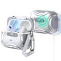 Miniatyrbillede 1 af 6: ESR CYBER FLICKLOCK HALOLOCK MAGSAFE APPLE AIRPODS PRO 1/2 SØLV