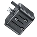 Miniatyrbild 2 av 4: AWEI nätverksadapter 2xUSB+3xUSB-C C-39 35W 4in1 US/AU/EU/UK svart/svart Universal Travel GaN-laddare