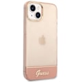 Miniatyrbild 5 av 9: Guess GUHCP14MHGCOP iPhone 14 Plus 6.7 rosa/rosa hardt deksel gjennomsiktig