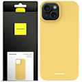 Miniatyrbild 1 av 11: Spacecase Silikonecase För Iphone 15 Case Gult Skydd