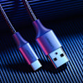 Miniatyrbild 9 av 11: Ugrønn kabel USB - USB Type C Quick Charge 3.0 3A 2m grå (60128)