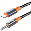 Miniatyrbild 2 av 10: MCDODO AUX KABEL IPHONE X 14 ADAPTER LYNADAPTER MINIJACK SPIRAL FJÄDER 2M