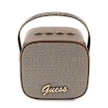 Miniatyrbild 2 av 5: Guess Bluetooth-høyttaler GUWSB2P4SMW Høyttaler mini brun/brun 4G Leather Script-logo med stropp