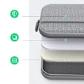 Miniatyrbillede 3 af 7: UGREEN BAG CASE BOLIGCOVER LAPTOP CASE 13'' GRÅ