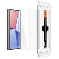 Miniatyrbillede 9 af 11: HÆRDET GLAS SPIGEN GLAS.TR "EZ FIT" 2-PACK GALAXY MED FOLD 6 CLEAR