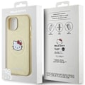 Miniatyrbillede 8 af 8: HELLO KITTY LÆDER KITTY HEAD MAGSAFE ETUI TIL IPHONE 14 - GULD