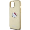 Miniatyrbillede 6 af 8: HELLO KITTY LÆDER KITTY HEAD MAGSAFE ETUI TIL IPHONE 14 - GULD