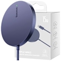Miniatyrbild 1 av 11: Baseus Simple Mini3 magnetlader MagSafe Qi 15W lilla