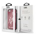 Miniatyrbillede 8 af 8: KARL LAGERFELD SIGNATURE GLITTER COVER TIL IPHONE 7 / 8 / SE 2020 / SE 2022 - RØD