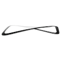 Miniatyrbillede 10 af 11: SPIGEN PROFLEX HYBRID GLAS "EZ FIT" 2-PACK APPLE WATCH 7/8 (45 MM)
