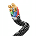 Miniatyrbild 3 av 11: Utrymdsfodral Usb-C Till Usb Typ C-Kabel 1M 3A Svart För Snabbladdning