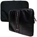 Miniatyrbillede 1 af 3: BMW CARBON & RED STRIPE SLEEVE TIL EN 14" BÆRBAR COMPUTER - SORT