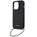 Miniatyrbillede 5 af 7: KARL LAGERFELD SAFFIANO MONOGRAM CHAIN ETUI TIL IPHONE 14 PRO - SORT