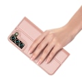 Miniatyrbild 4 av 11: Dux Ducis Skin Pro-deksel med klaff for Samsung Galaxy S22+ (S22 Plus) rosa