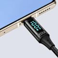 Miniatyrbild 10 av 10: MCDODO CABLE MED DISPLAY USB-C SNABBLADDING USB TYPE C 5A 100W 1M