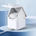 Miniatyrbillede 7 af 11: DUZZONA W20 15W 4I1 INDUKTIV OPLADER TIL IPHONE / AIRPODS / APPLE WATCH MED NATLAMPE - HVID