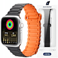 Miniatyrbillede 1 af 8: DUX DUCIS BANDREM TIL APPLE WATCH SE/8/7/6/5/4/3/2/1 41/40/38MM SORT