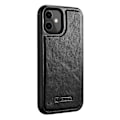 Miniatyrbillede 4 af 8: ICARER CASE CASE LÆDERCOVER TIL IPHONE 12 MINI SORT