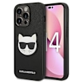 Miniatyrbillede 2 af 9: KARL LAGERFELD SAFFIANO CHOUPETTE HEAD PATCH COVER TIL IPHONE 14 PRO - SORT