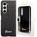 Miniatyrbild 1 av 2: Guess Glitter Script-deksel til Samsung Galaxy Z Fold 5 - Svart