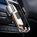 Miniatyrbild 10 av 11: Baseus Metal Age Gravity Car Mount metall bil gravity mount for CD-spor sølv (SUYL-J0S)