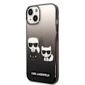 Miniatyrbillede 3 af 9: KARL LAGERFELD GRADIENT IKONIK KARL&CHOUPETTE ETUI TIL IPHONE 14 PLUS - SORT
