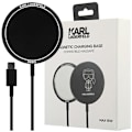 Miniatyrbillede 1 af 7: KARL LAGERFELD 15W INDUKTIV OPLADER MED MAGSAFE - SORT