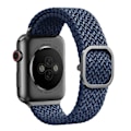 Miniatyrbild 4 av 11: UNIQ Aspen Apple Watch-rem 40/38/41 mm Series 4/5/6/7/8/SE/SE2 Flettet blå/oxfordblå