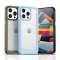 Miniatyrbillede 2 af 7: FORSTÆRKET ETUI MED EN FLEKSIBEL RAMME TIL IPHONE 15 PRO MAX OUTER SPACE - RØD