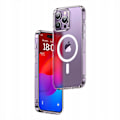Miniatyrbild 2 av 10: MCDODO MAGNETIC CLEAR FODRAL FORSTÄRKAT FOR MAGSAFE IPHONE 15 PLUS TRANSPARENT