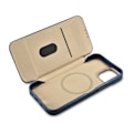 Miniatyrbild 8 av 11: iCarer CE Oil Wax Premium lærfolieveske iPhone 14 Plus lær Flip-veske magnetisk MagSafe Blue (AKI14220707-BU)